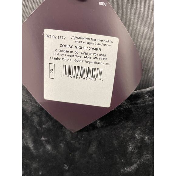 Ava & VIV Velvet L/S Women’s 2X Bodysuit Zodiac Might/ w9 MRR - Picture 3 of 7